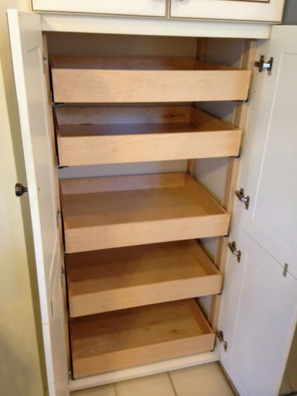 Custom store cabinet drawers
