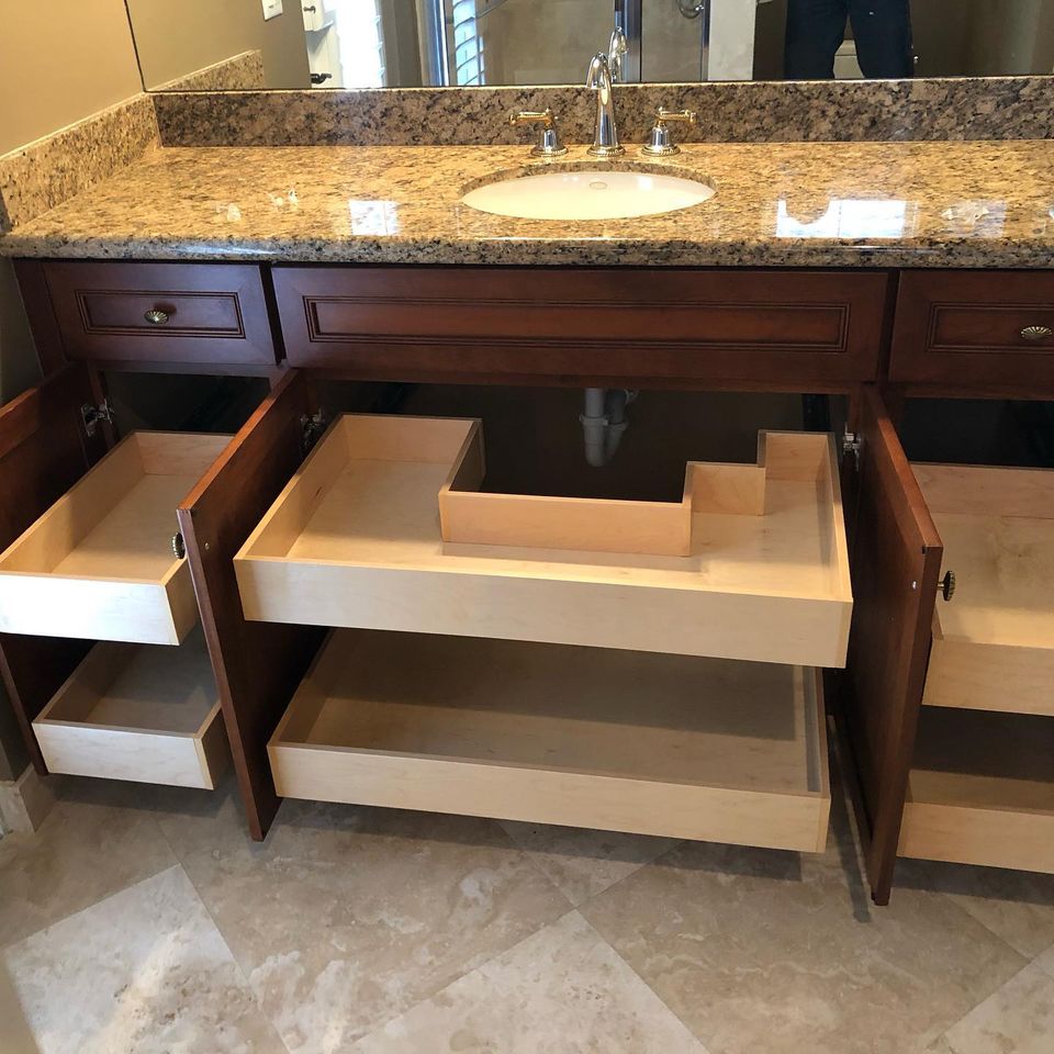 custom pull out drawers